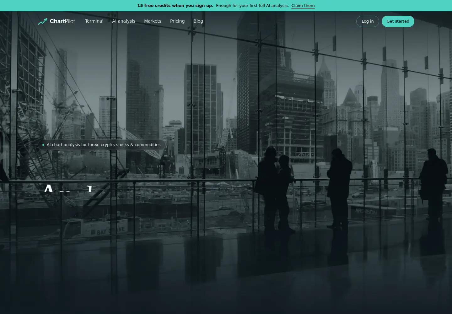 Captured homepage of chartpilot.live in the current scan