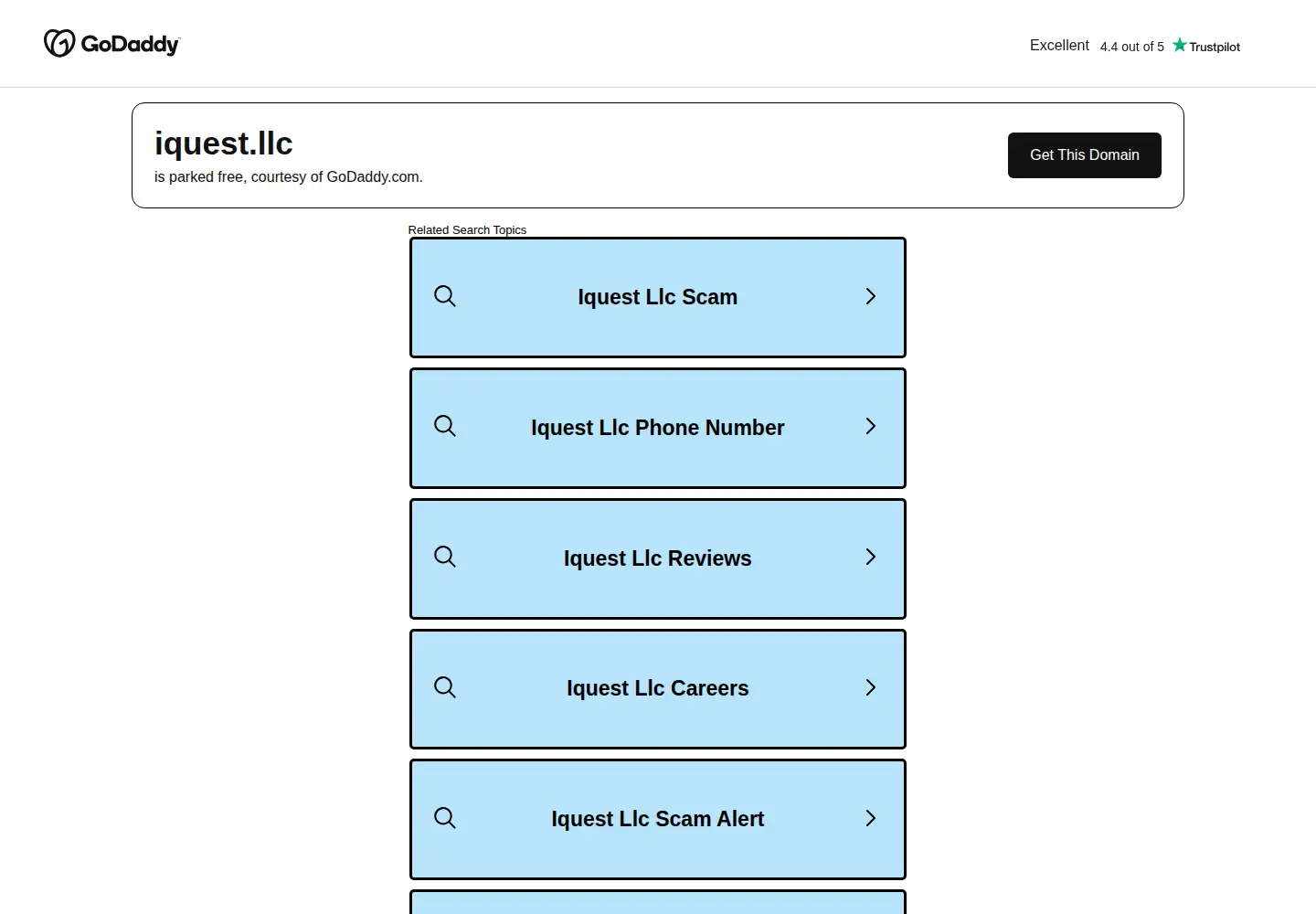 Screenshot of iquest.llc
