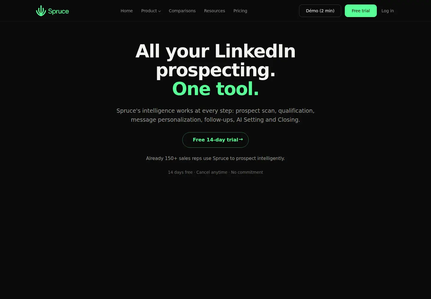 Screenshot of spruce.marketing