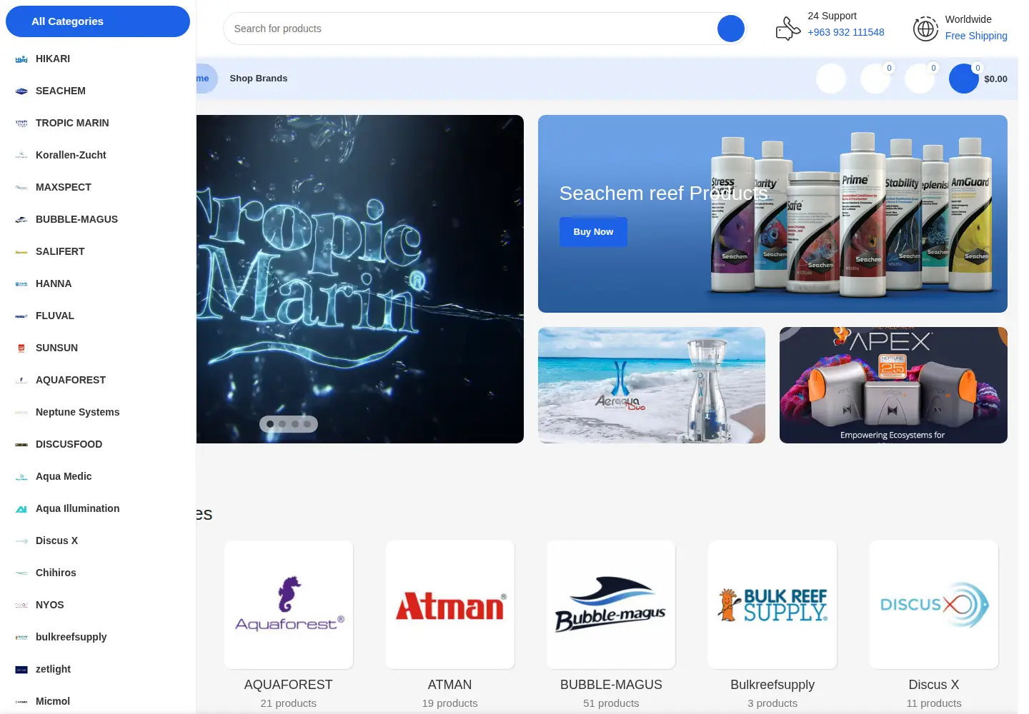Screenshot of aquafish.me