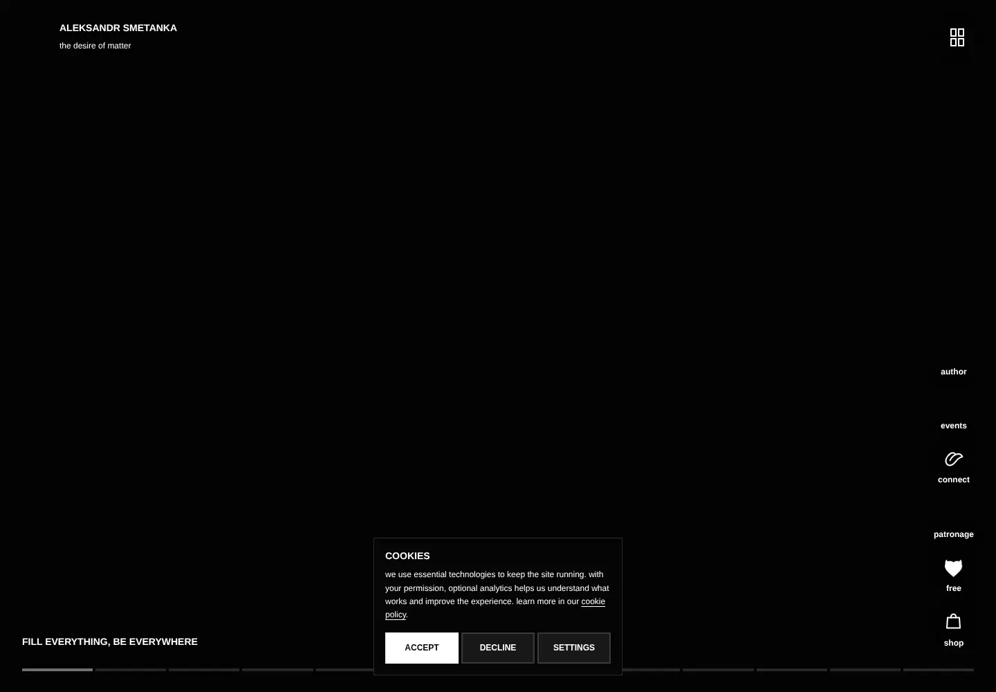 Captured homepage of smetanka.me in the current scan