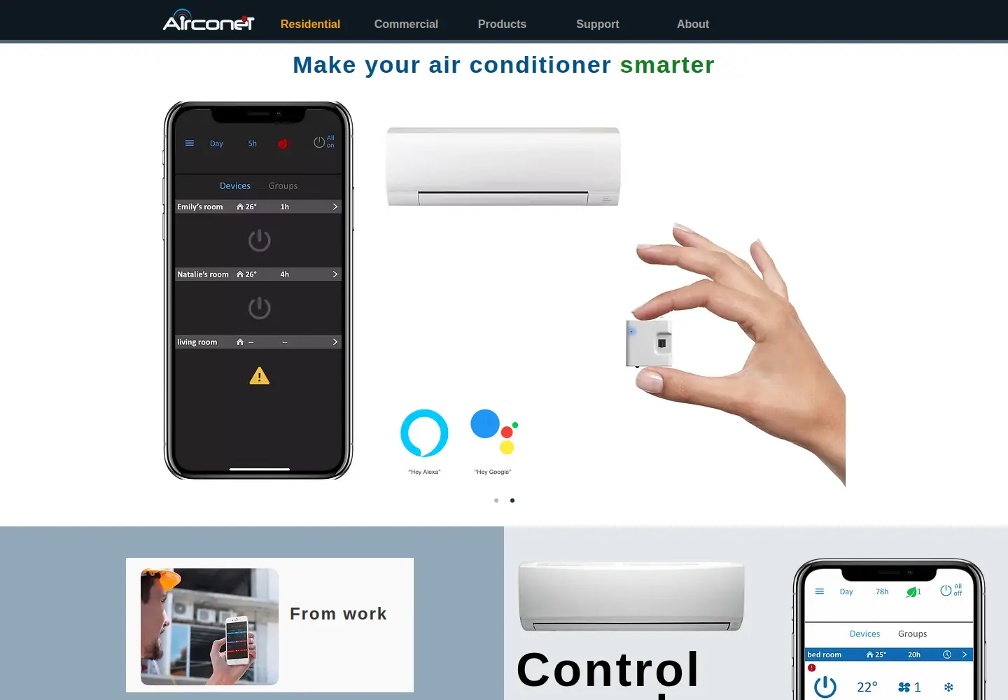 Screenshot of airconet.net