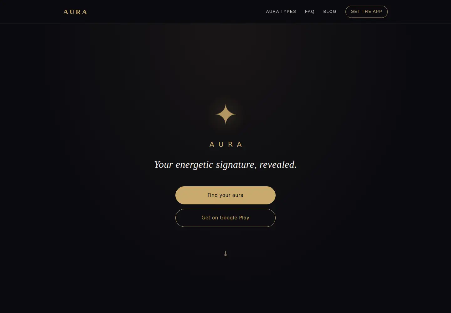 Screenshot of aura-personality.net
