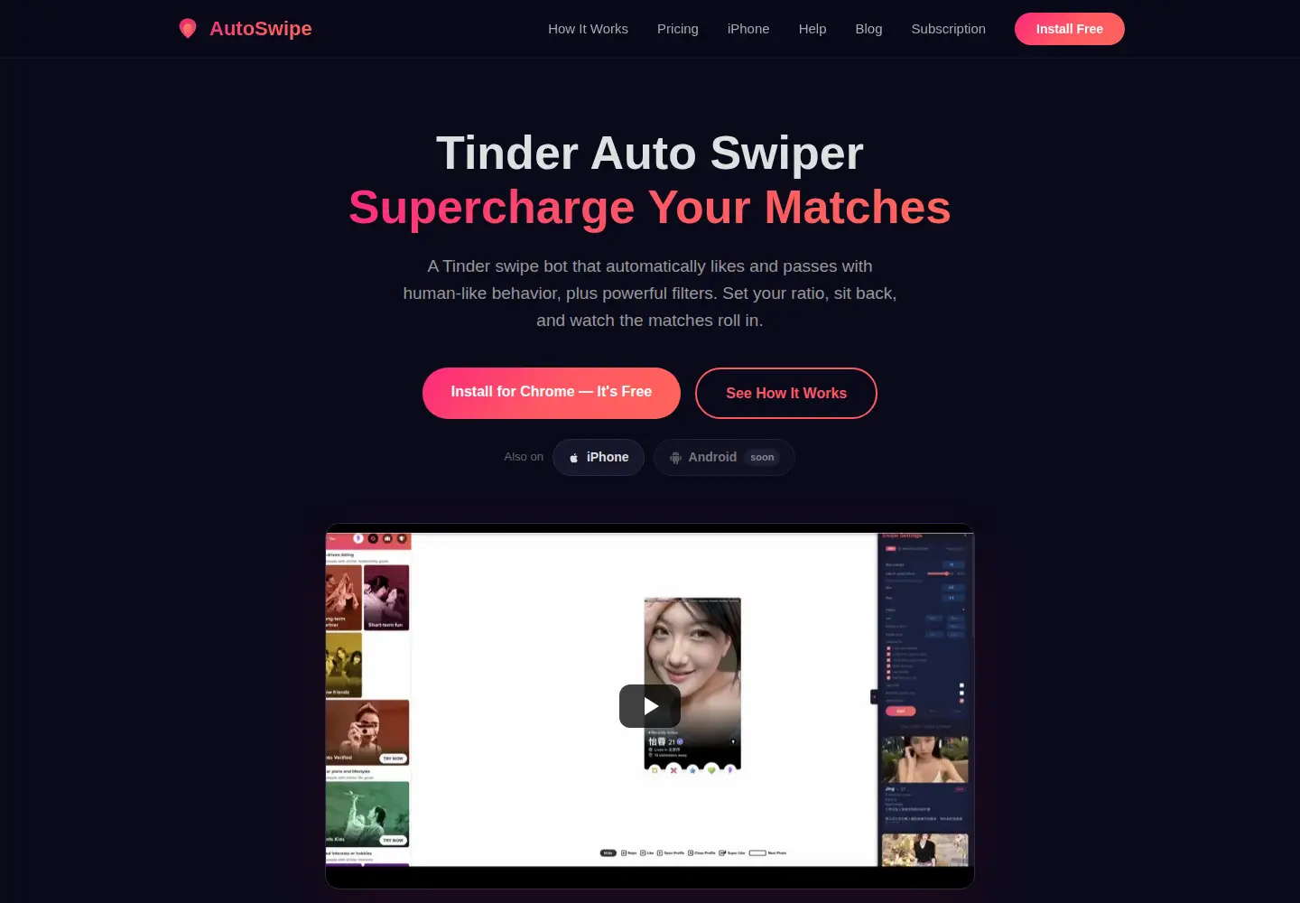 Screenshot of autoswipe.net