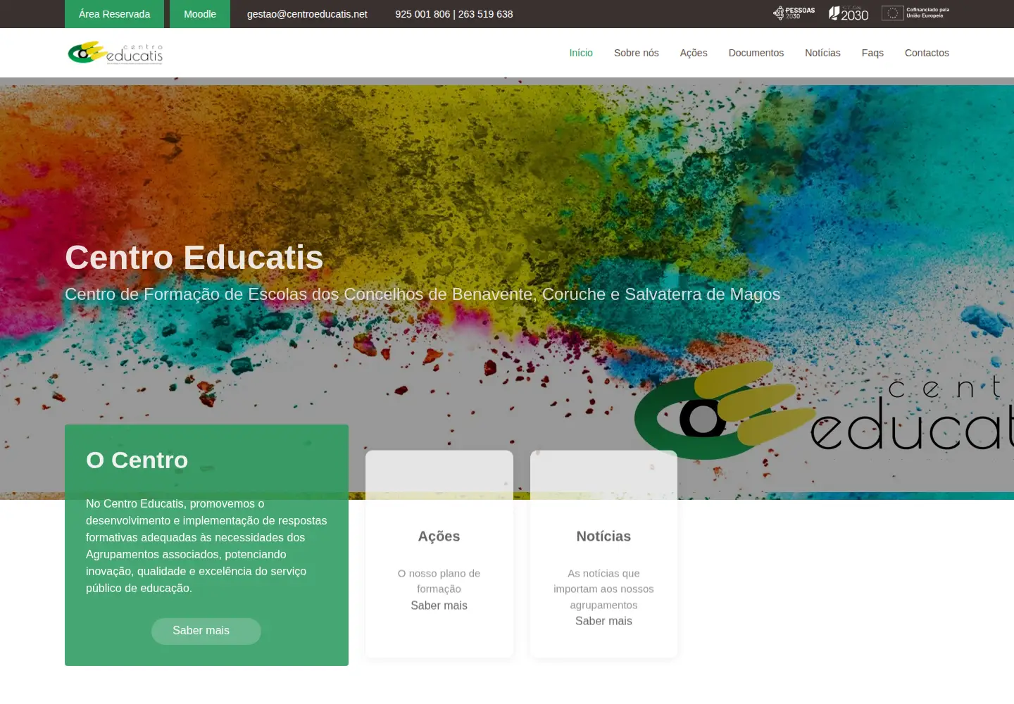 Screenshot of centroeducatis.net