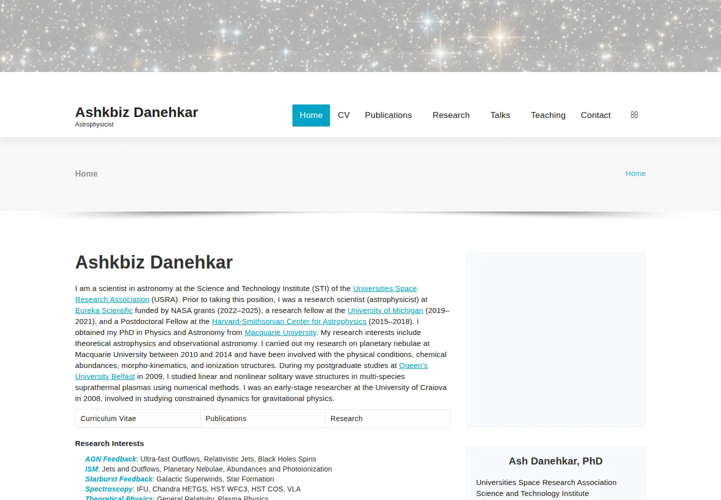 Screenshot of danehkar.net