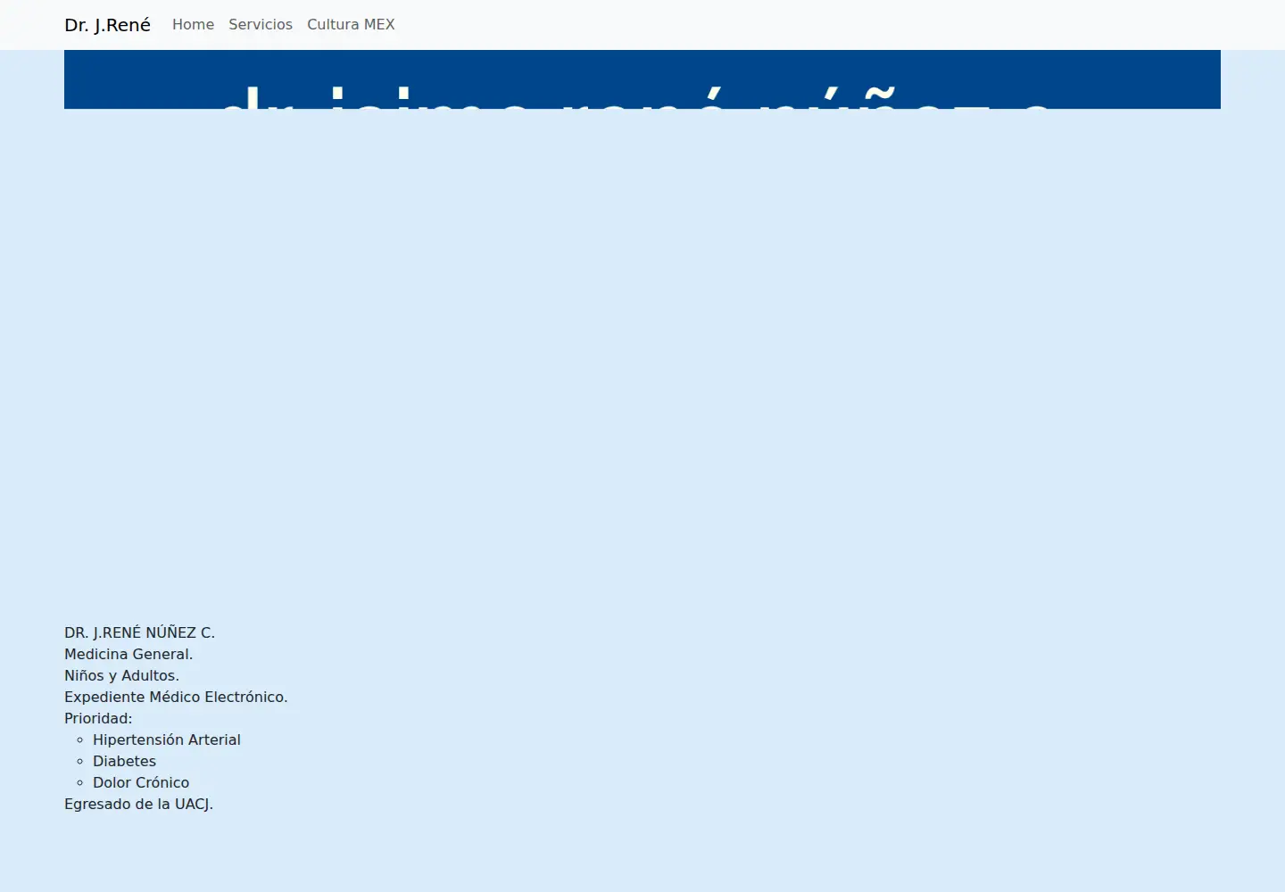 Screenshot of drjaimerene.net