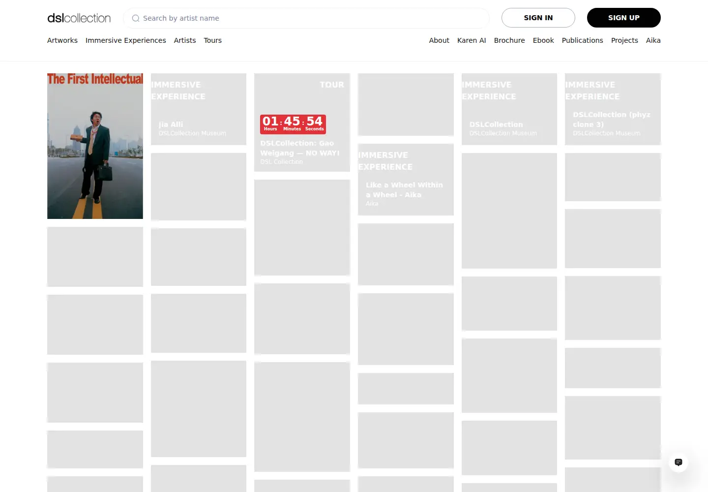 Screenshot of dslcollection.net