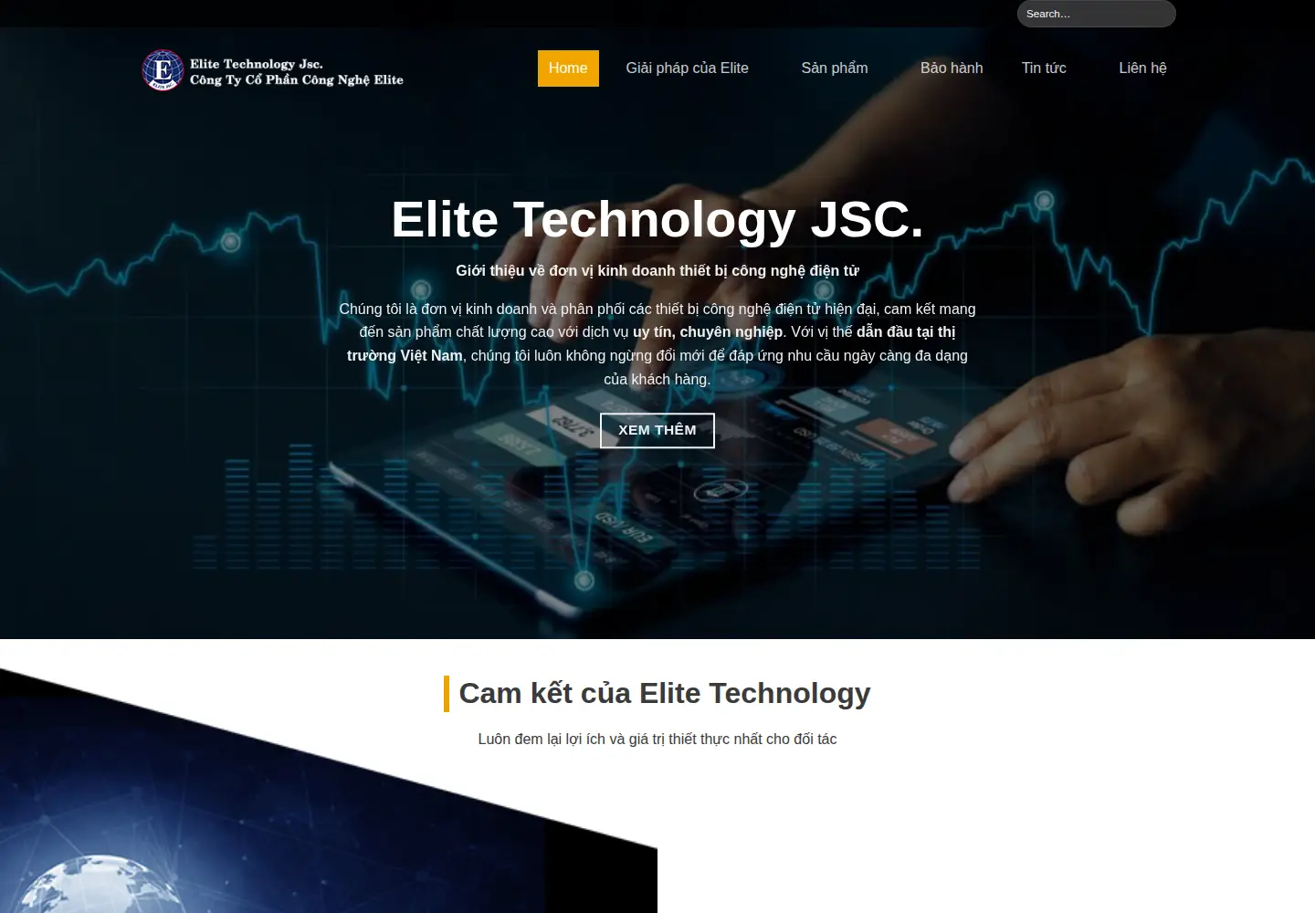 Screenshot of elitevietnam.net