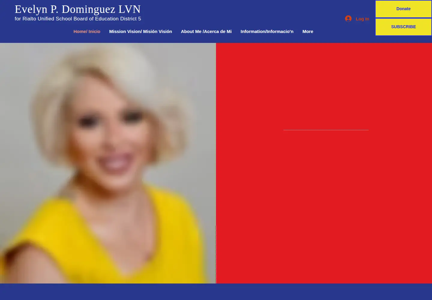 Screenshot of evelyndominguez.net