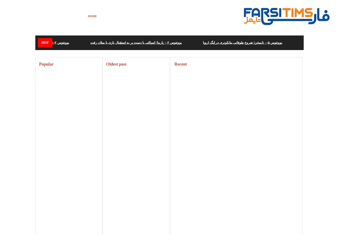 Screenshot of farsitimes.net