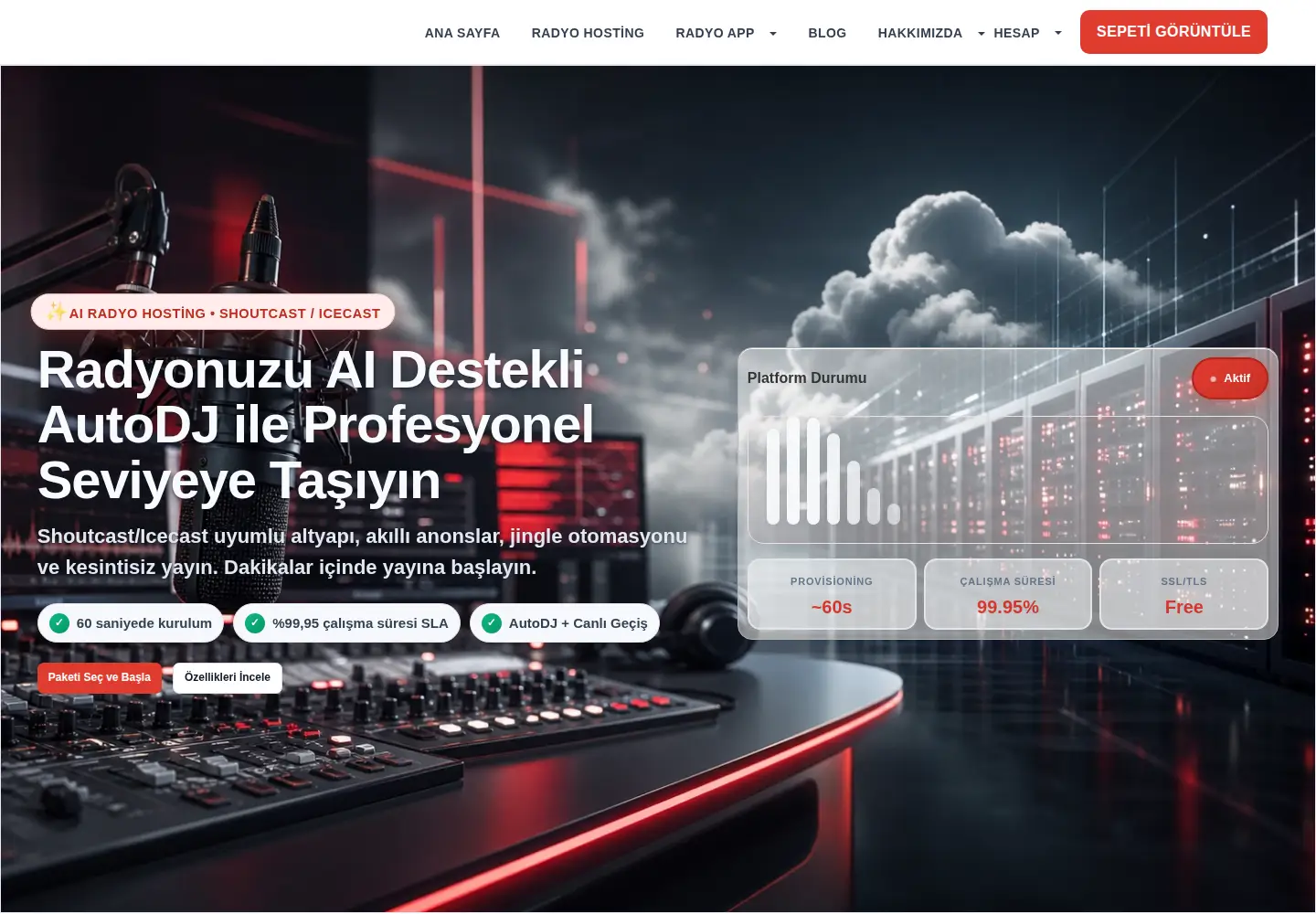 Screenshot of hostlan.net