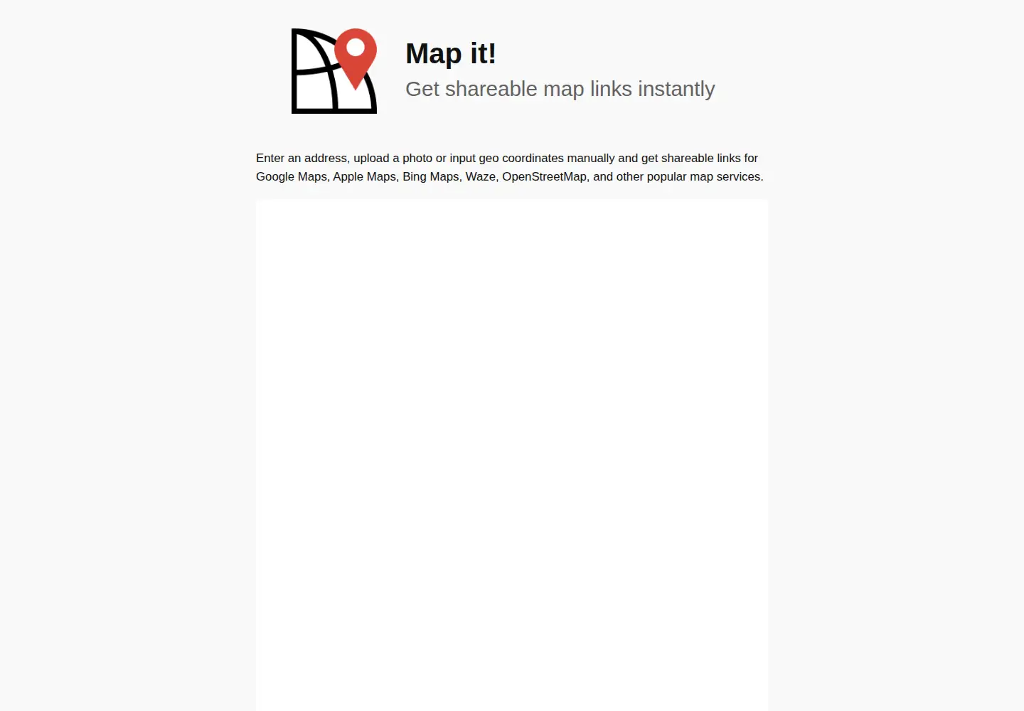 Captured homepage of map-links.net in the current scan