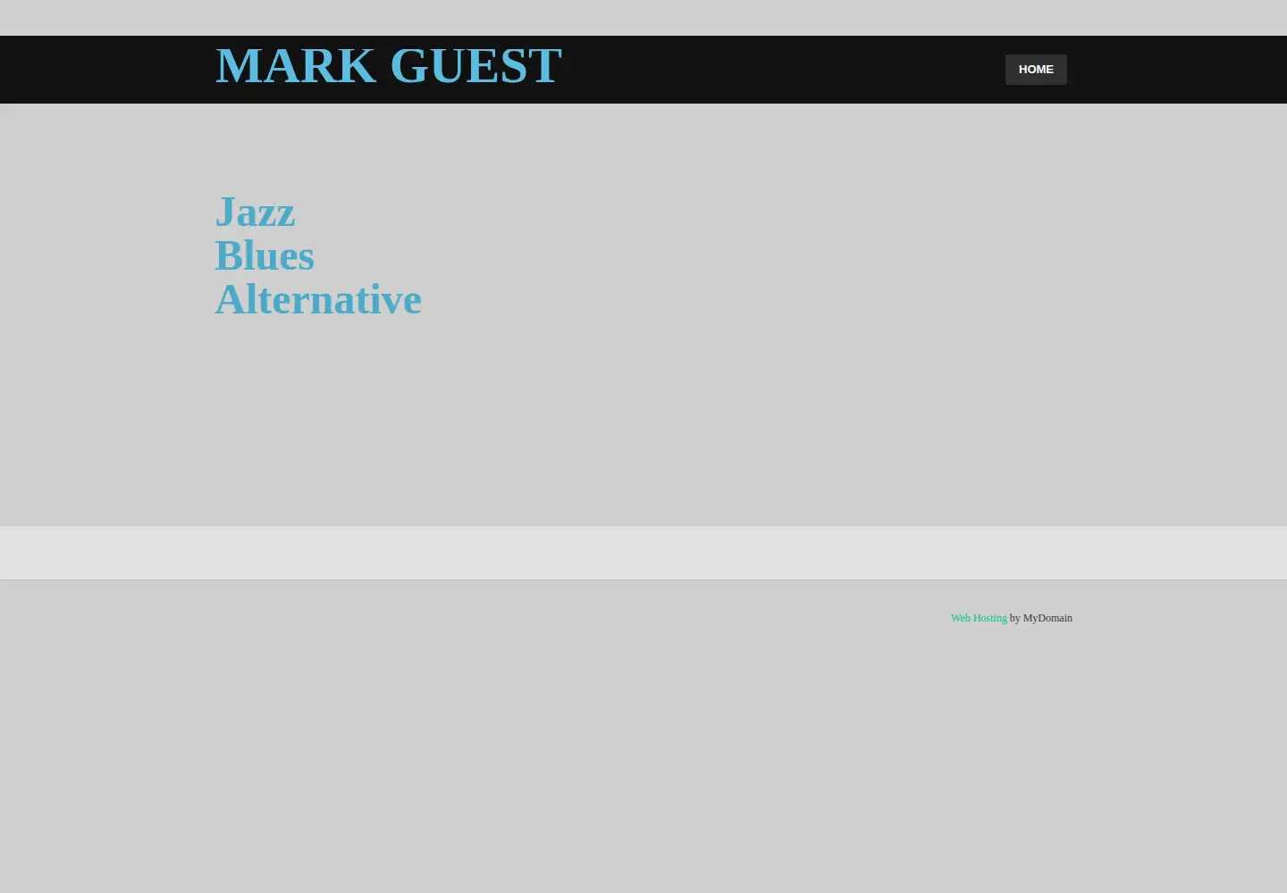 Screenshot of markguest.net