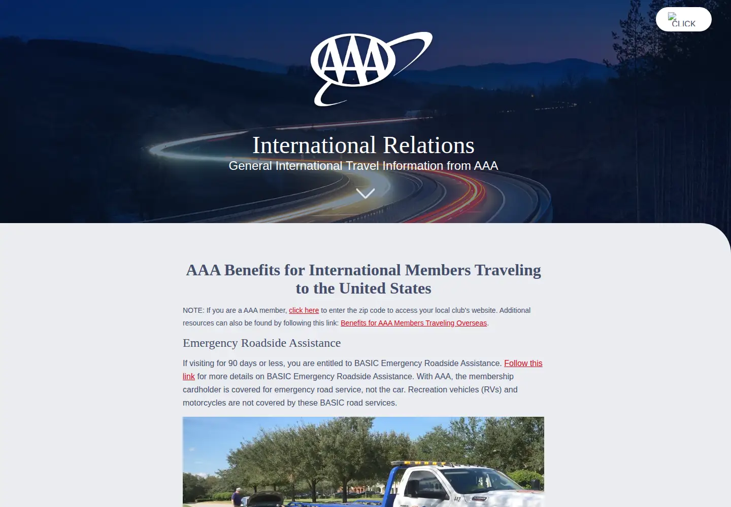 Screenshot of aaa.com