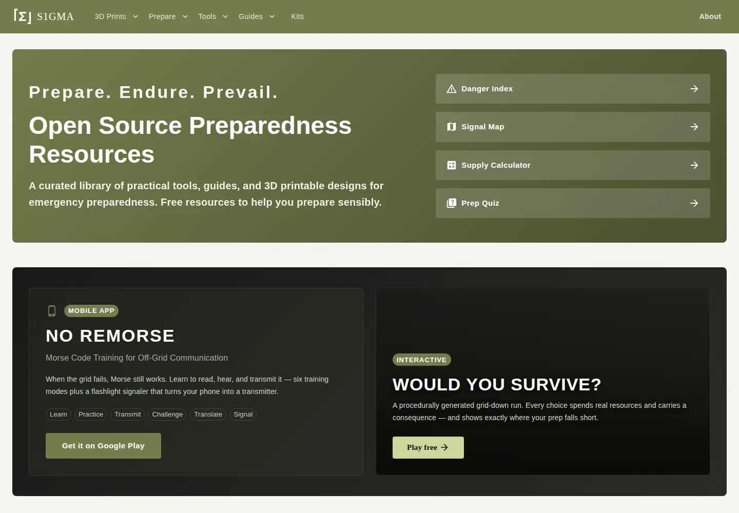 Screenshot of s1gma.net