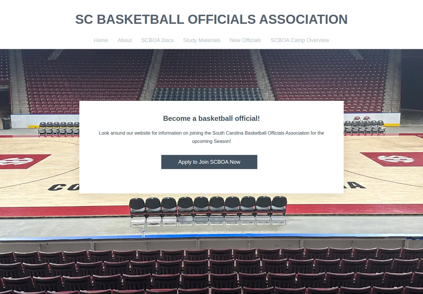 Screenshot of scboa.net