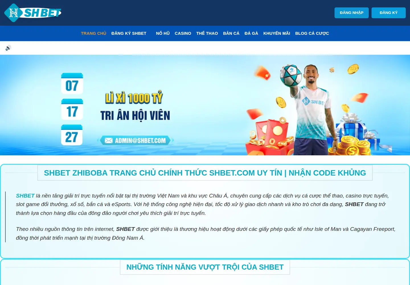 Screenshot of shbetv.net