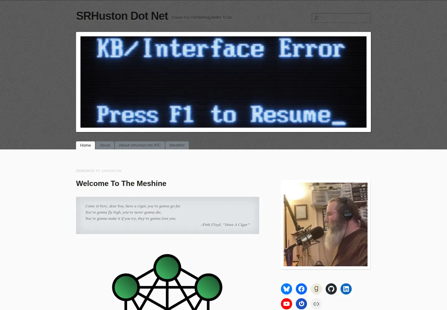 Screenshot of srhuston.net