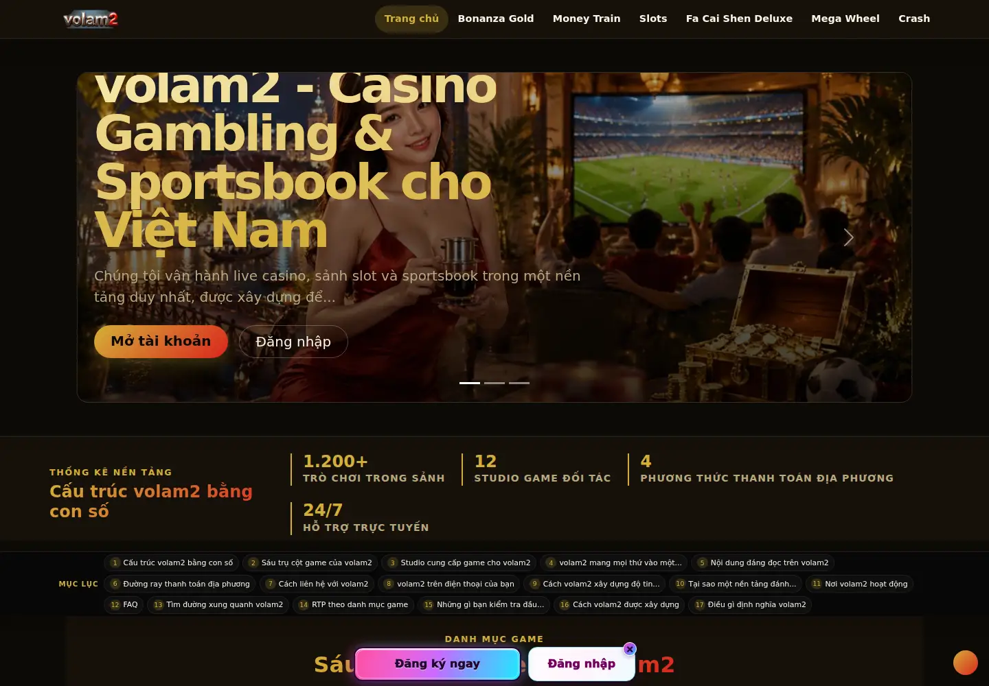 Captured homepage of volam2.net in the current scan