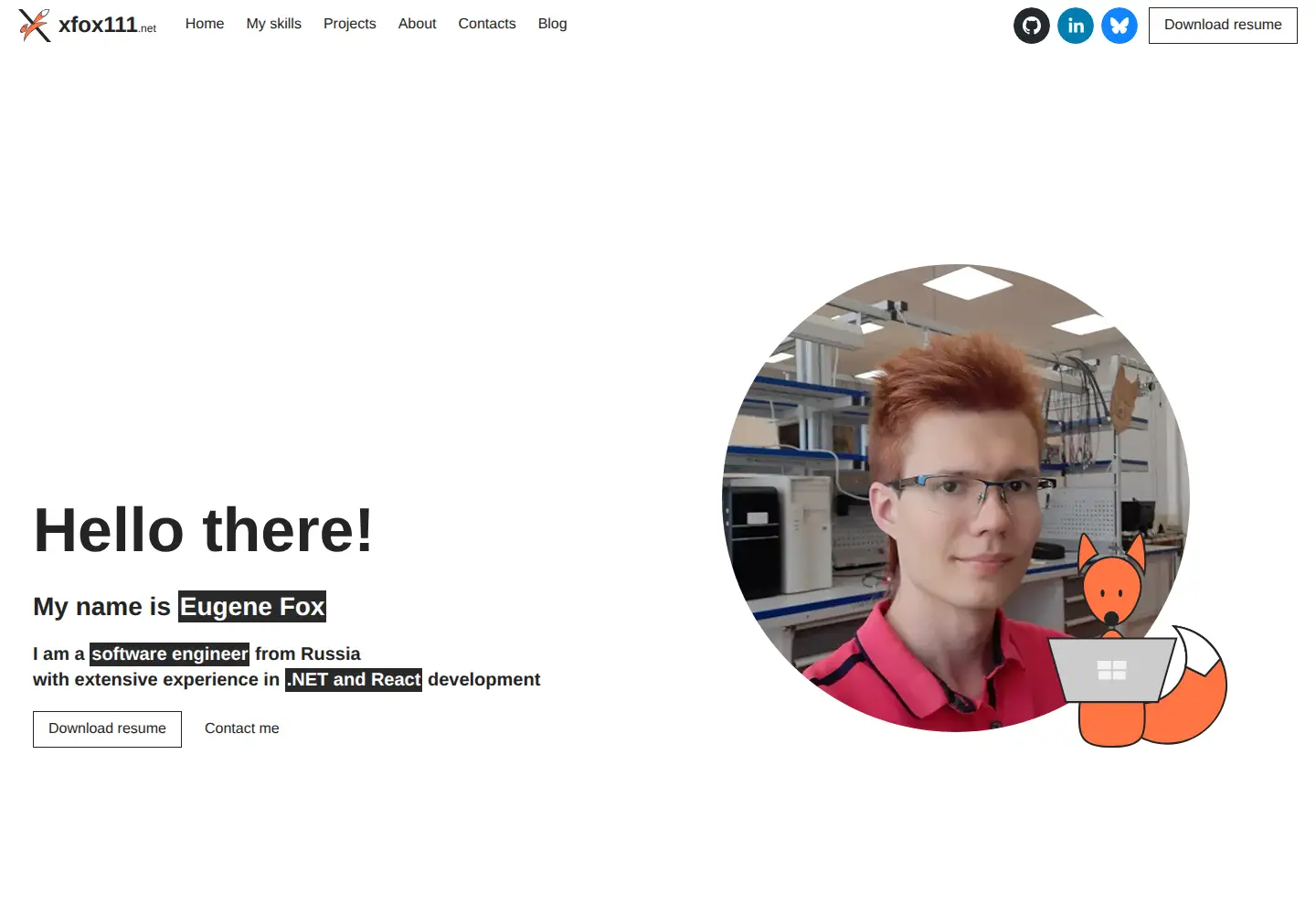 Screenshot of xfox111.net