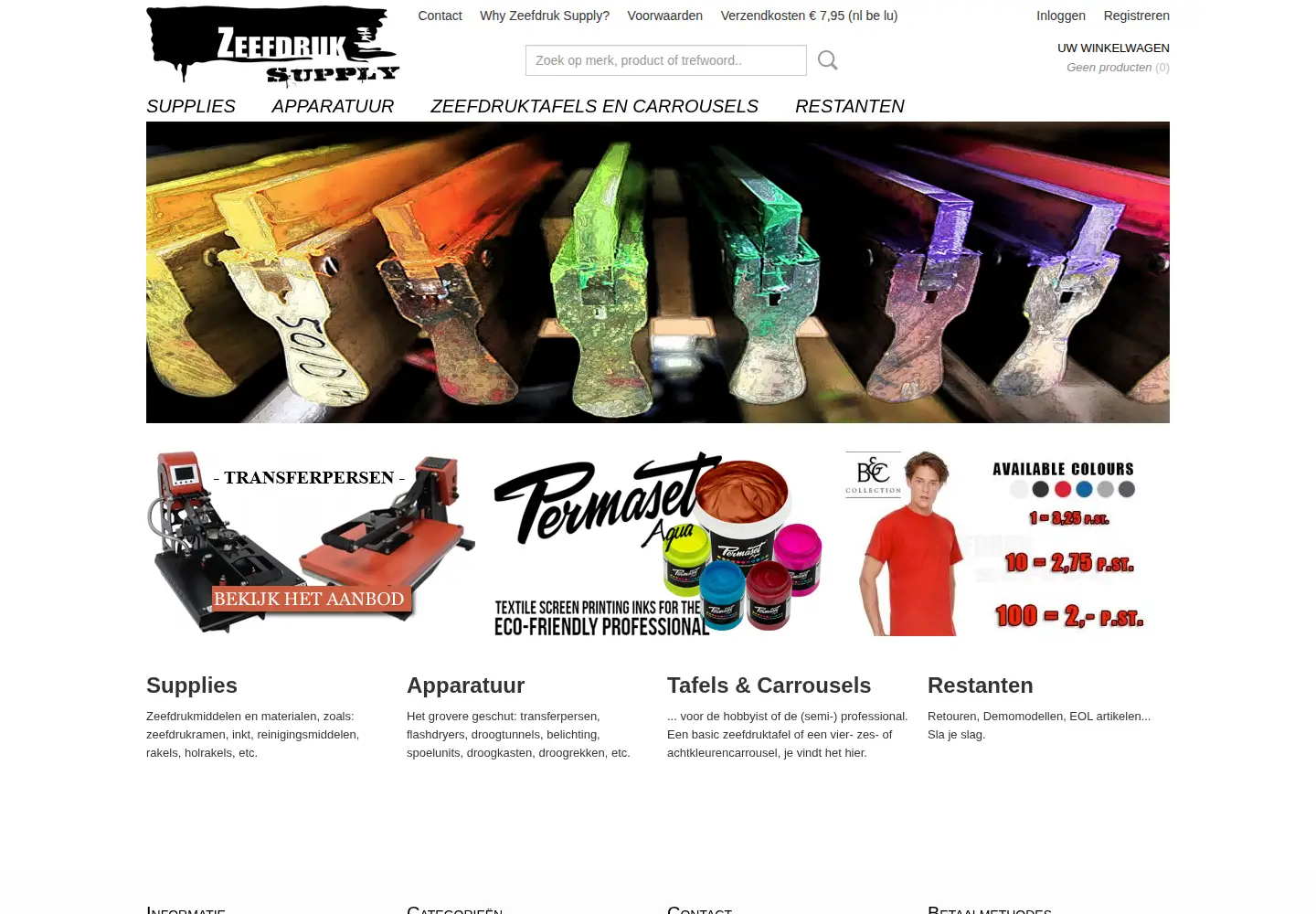 Screenshot of zeefdruksupply.nl