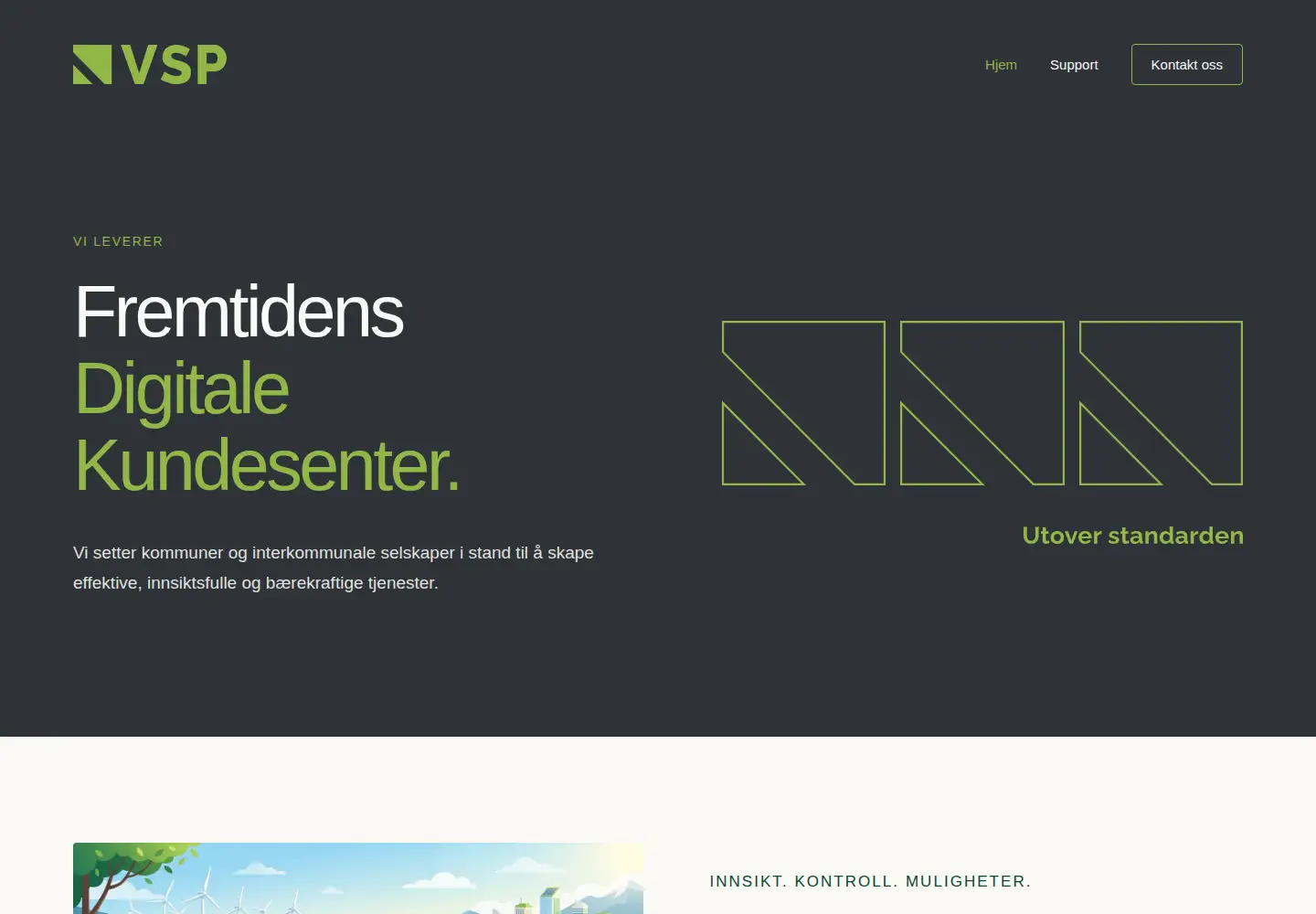 Screenshot of vsp.no