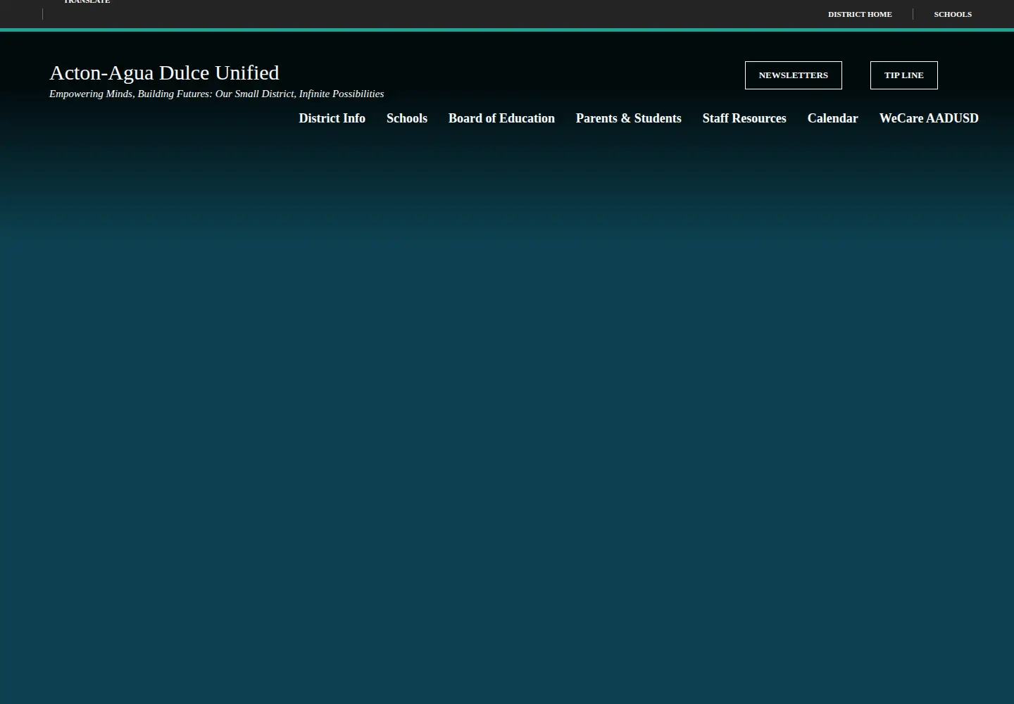 Screenshot of aadusd.org