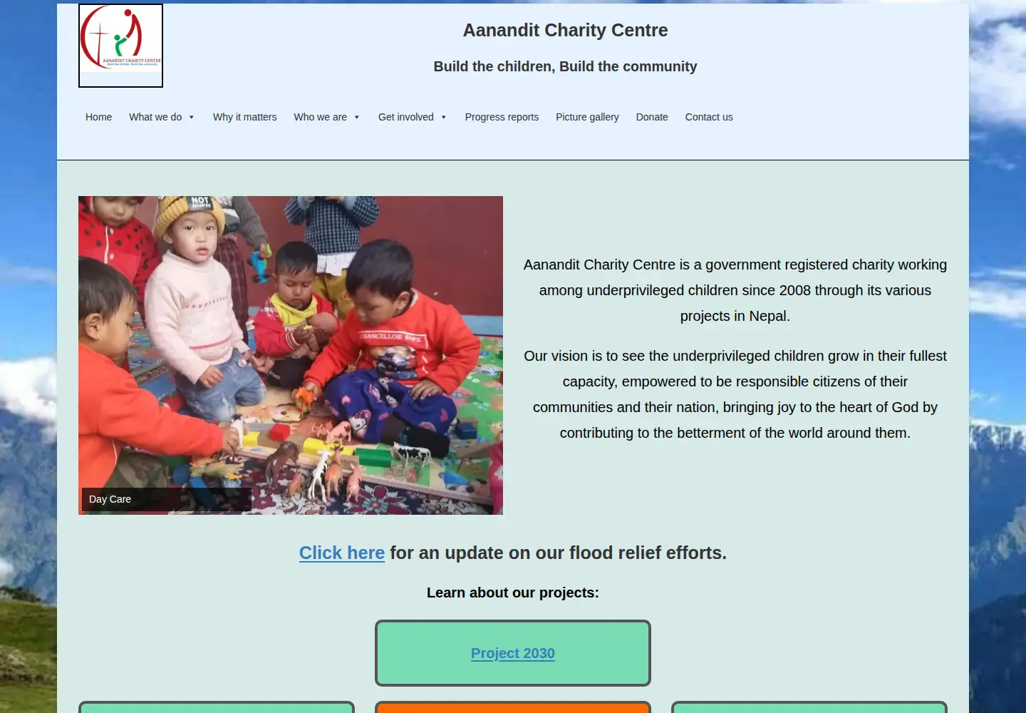 Screenshot of accnepal.org