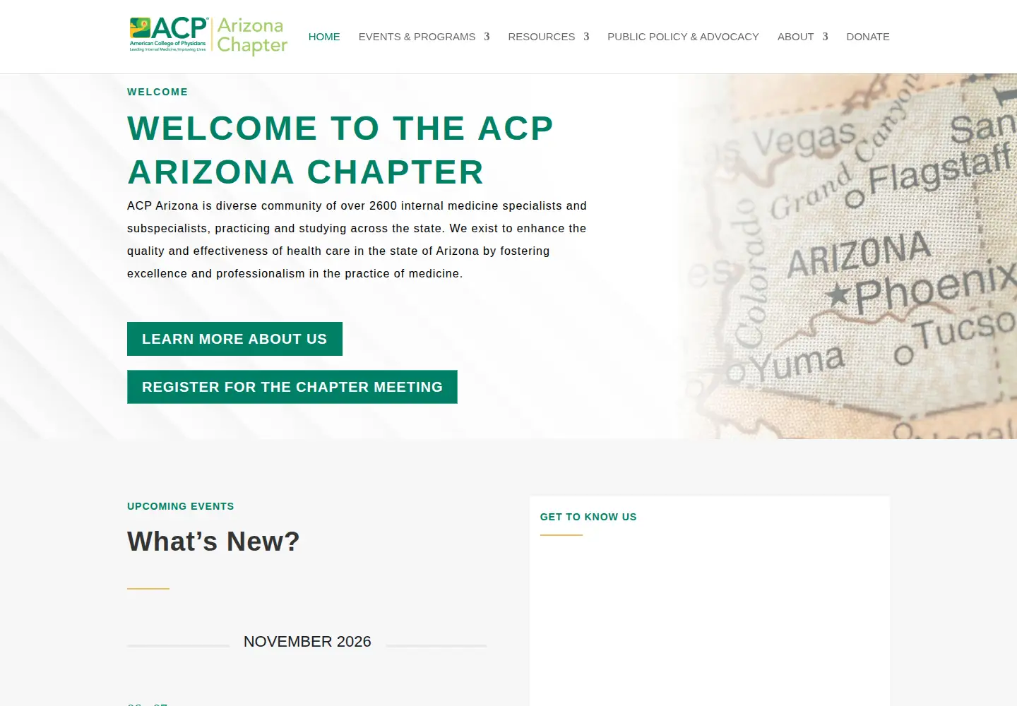 Screenshot of acpazchapter.org
