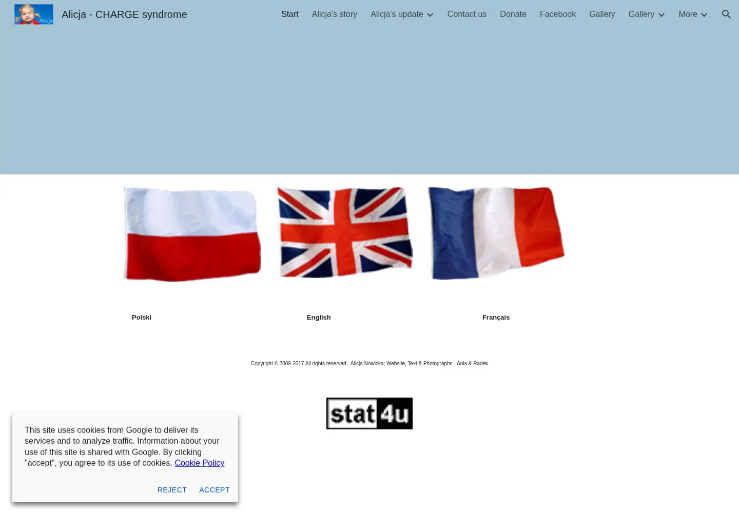Screenshot of alicja.org