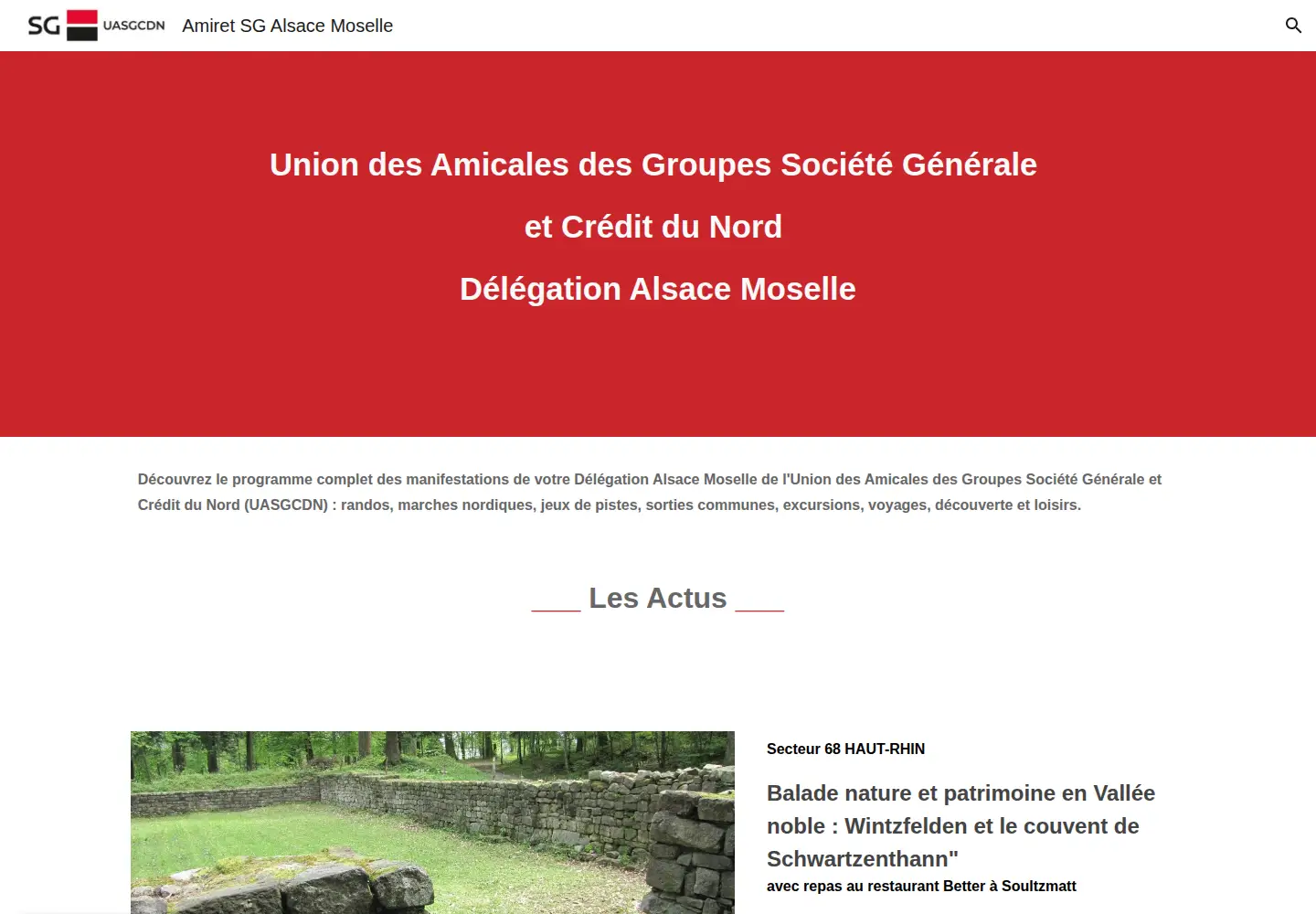 Captured homepage of amiretsg-alsacemoselle.org in the current scan