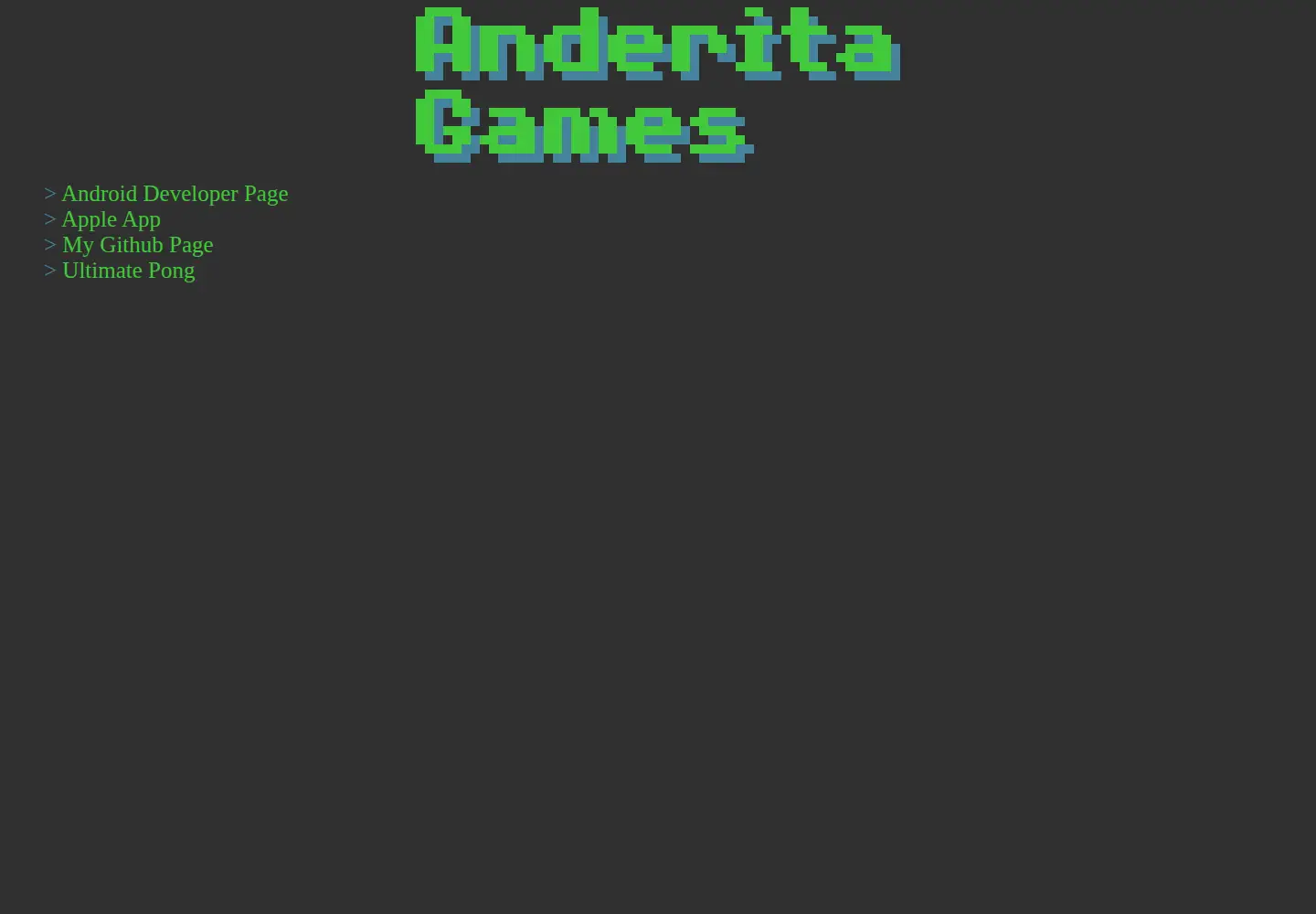 Screenshot of anderita.org