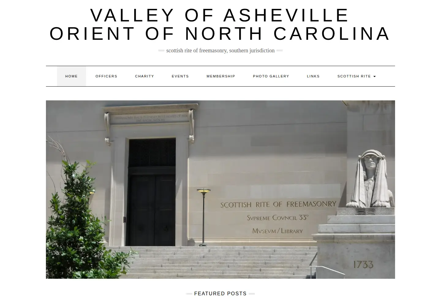 Screenshot of ashevillescottishrite.org