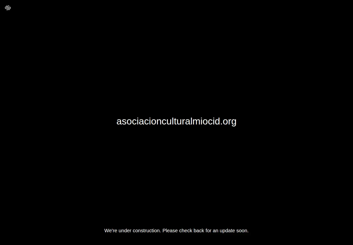 Captured homepage of asociacionculturalmiocid.org in the current scan