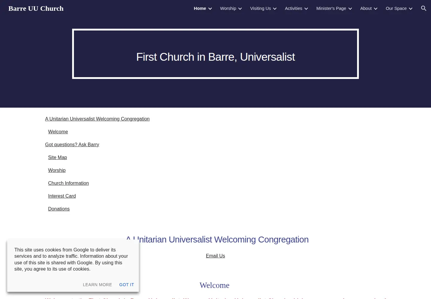 Screenshot of barreuu.org