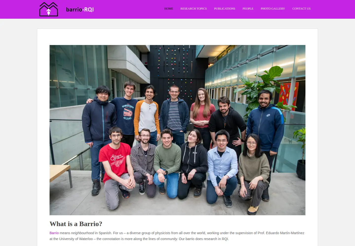 Screenshot of barrio-rqi.org