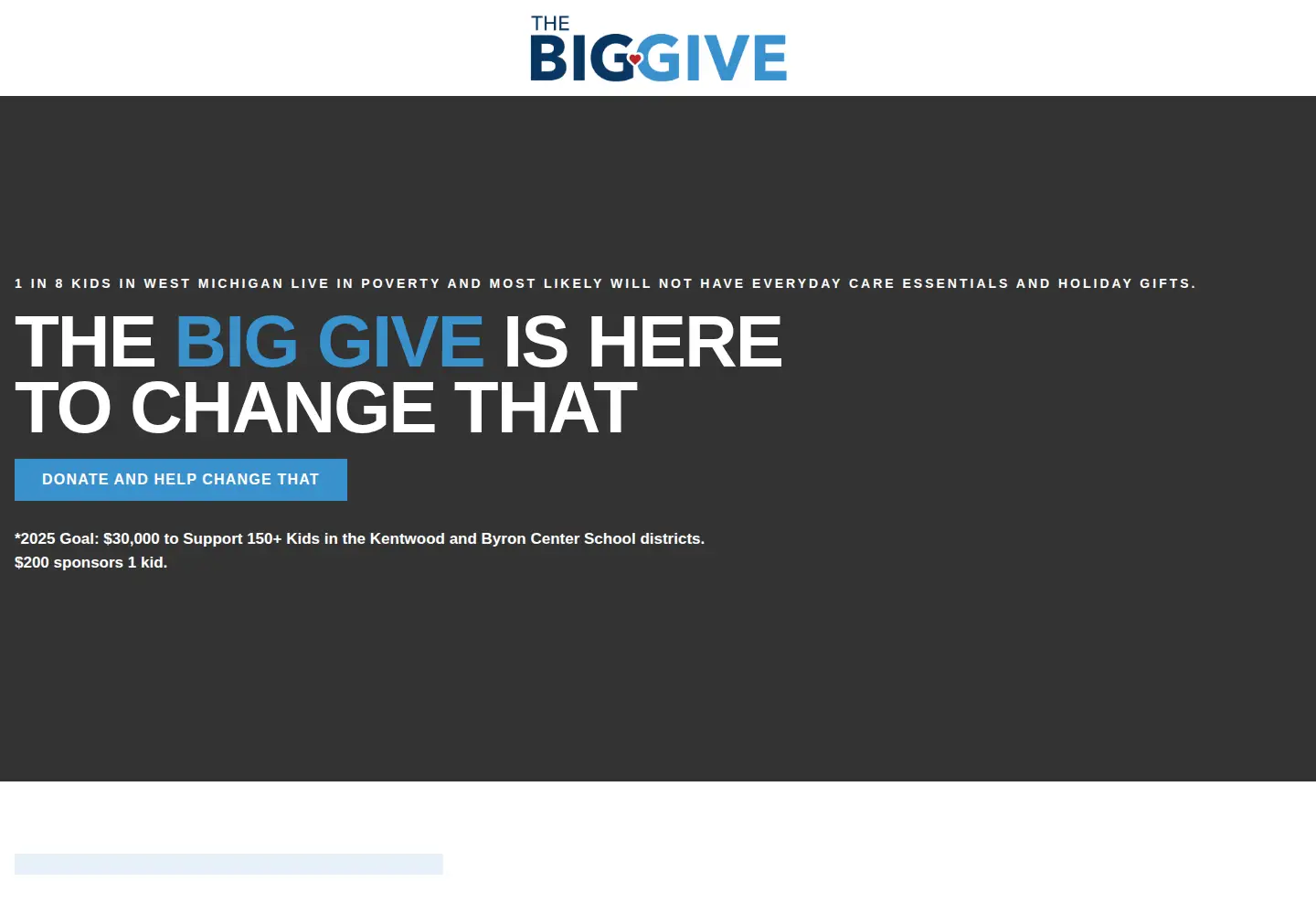 Screenshot of big-give.org