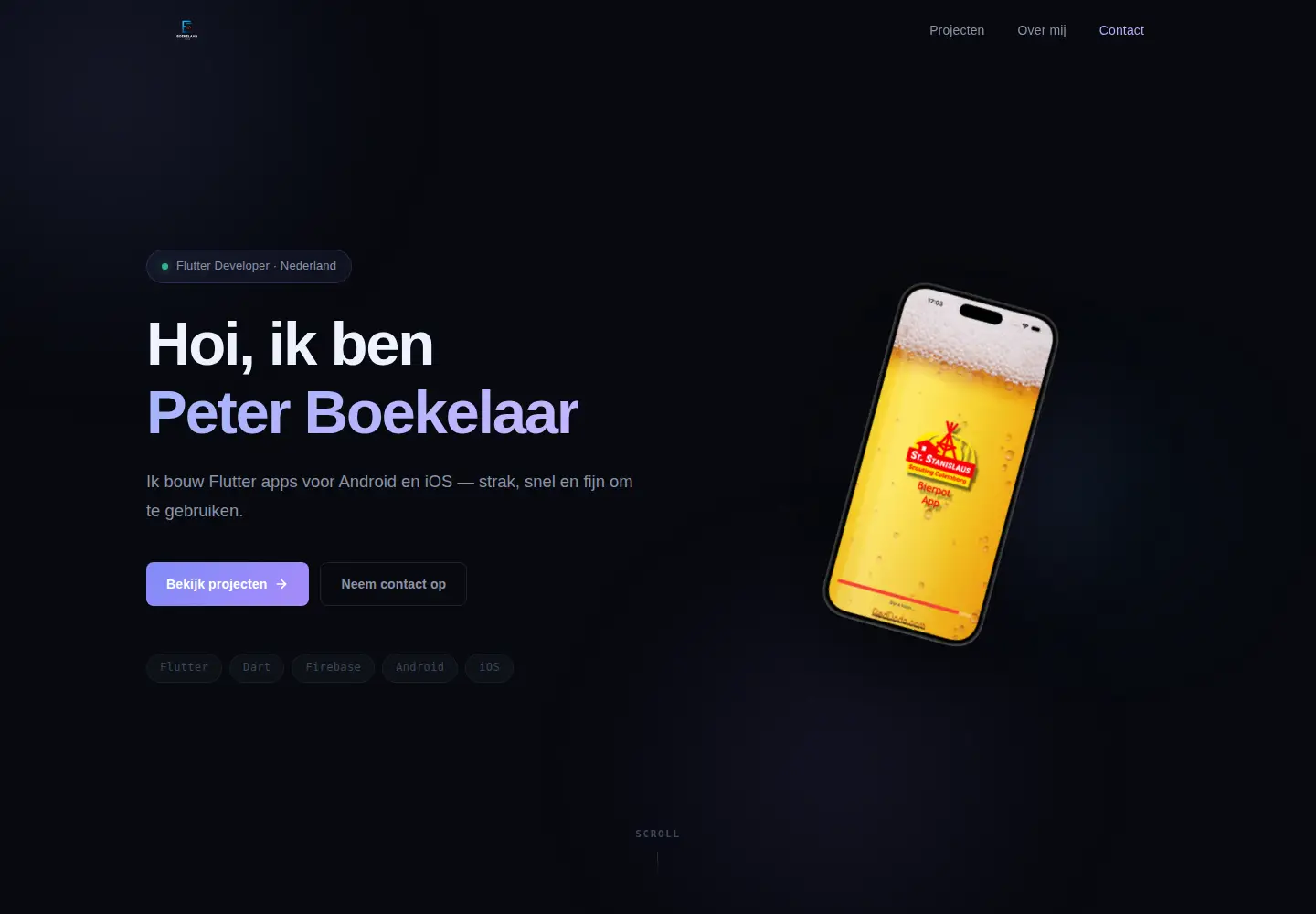 Screenshot of boekelaar.org