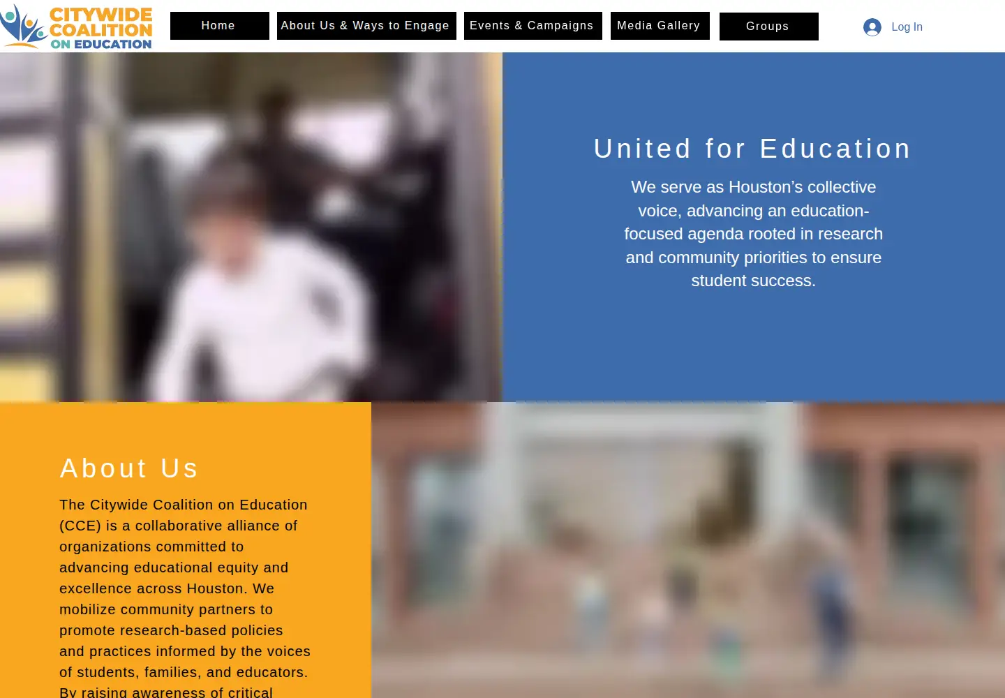 Captured homepage of citywidecoalitioned.org in the current scan