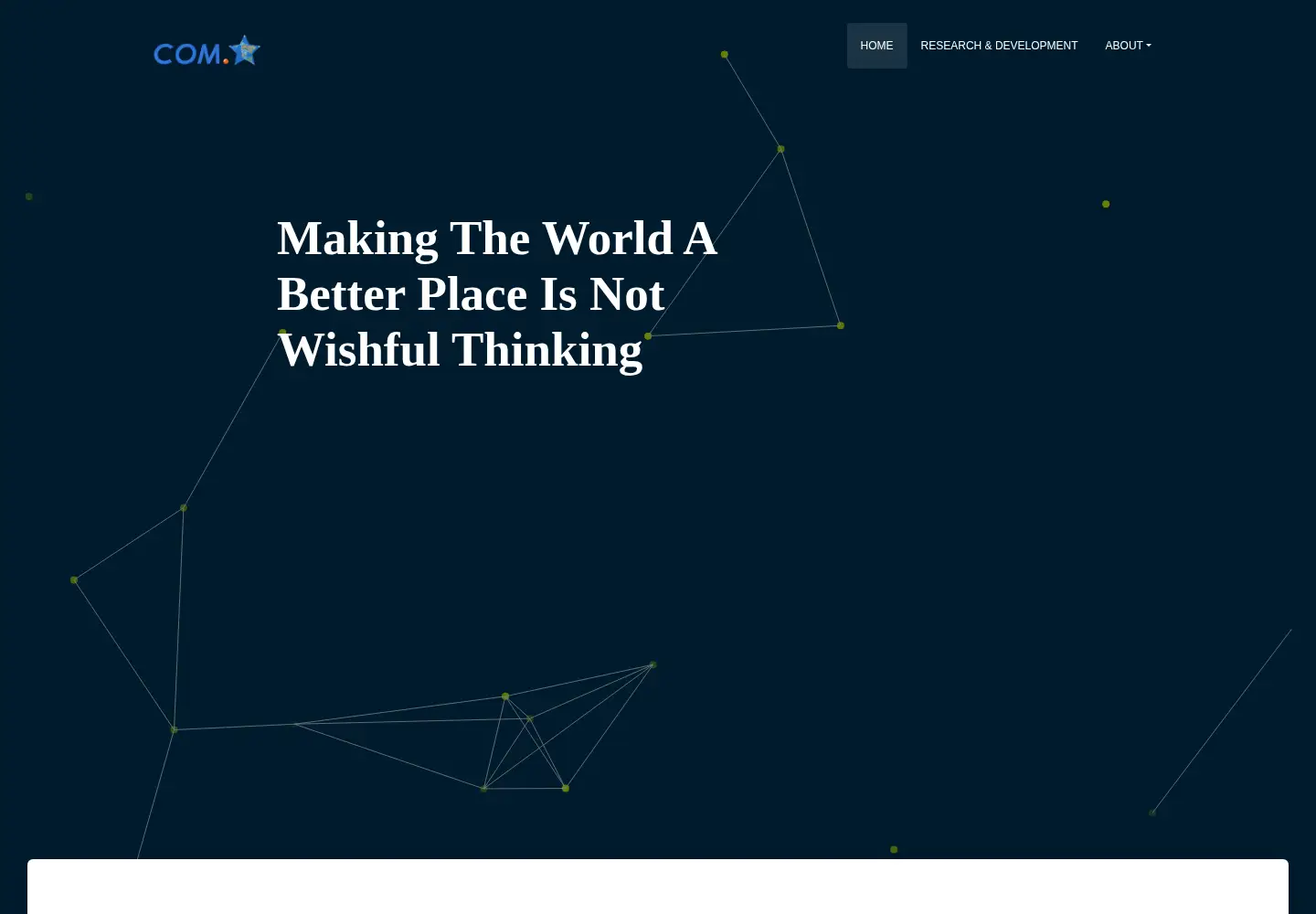 Captured homepage of comstar-tech.org in the current scan