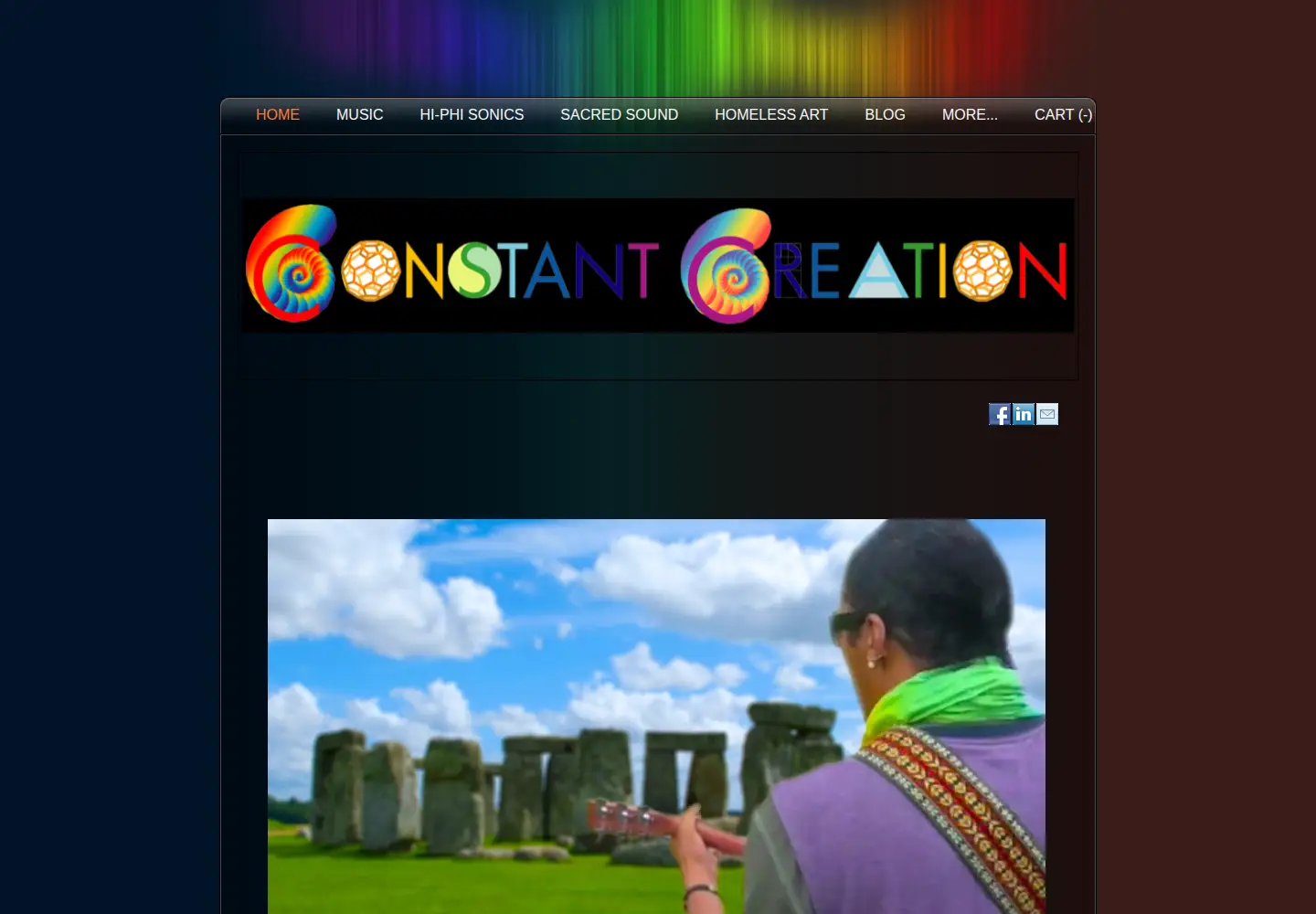 Screenshot of constantcreation.org