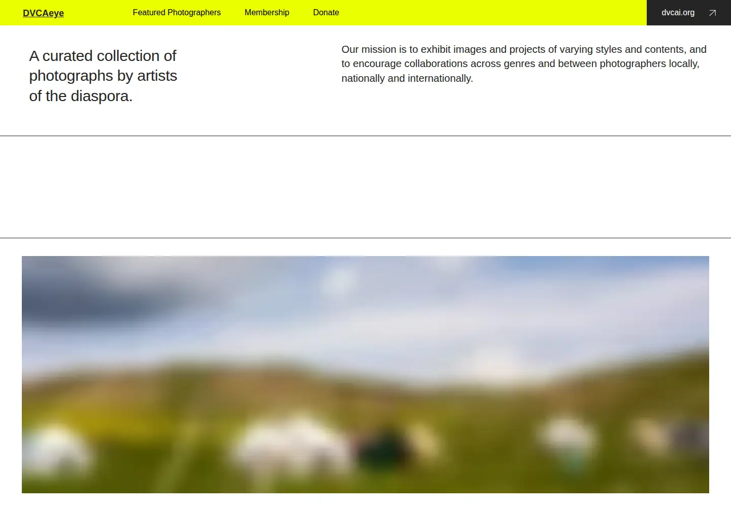 Screenshot of dvcaiphoto.org