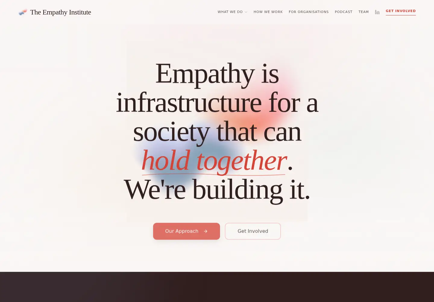 Screenshot of empathyinstitute.org