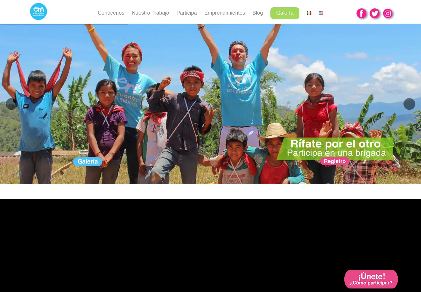 Captured homepage of encuentroconmexico.org in the current scan