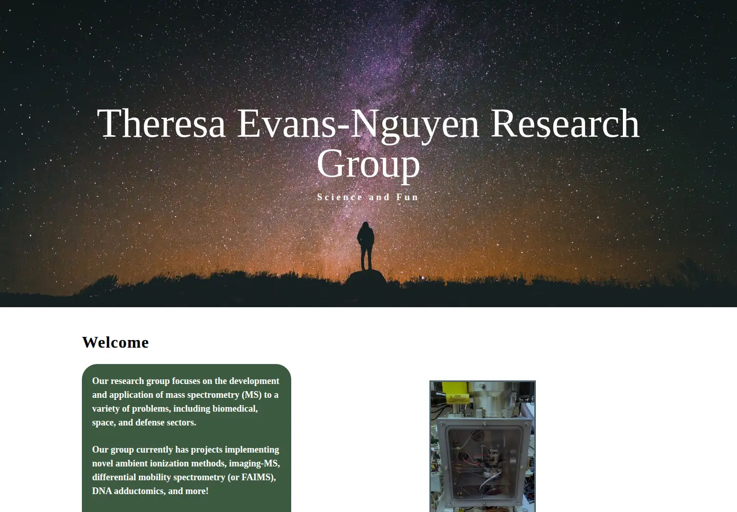 Screenshot of evans-nguyen.org