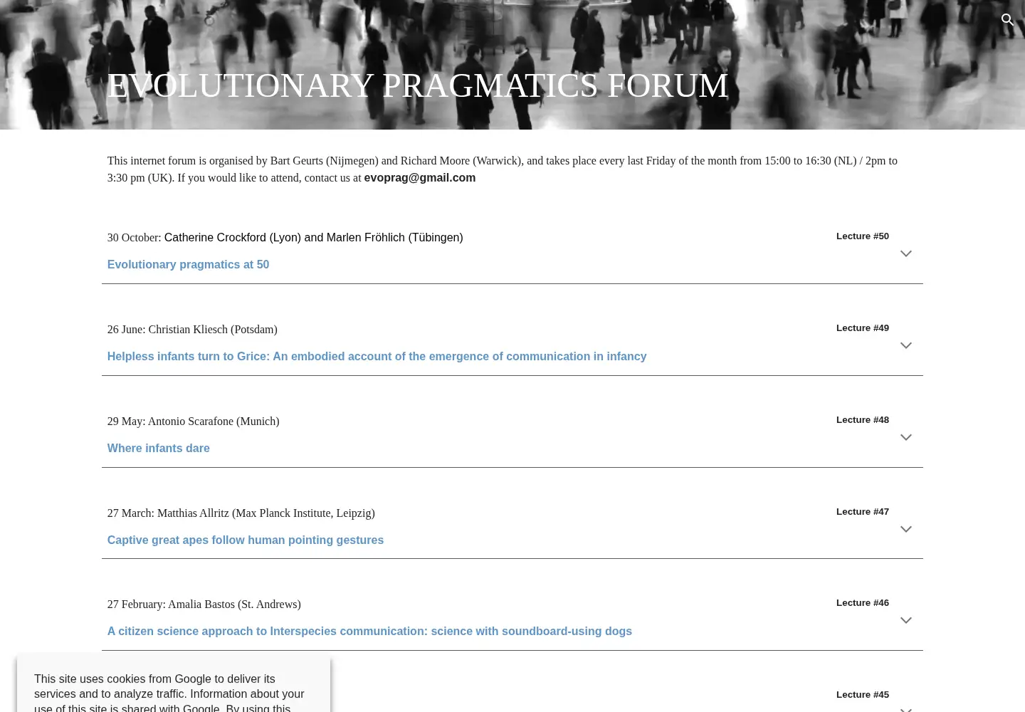 Captured homepage of evoprag.org in the current scan