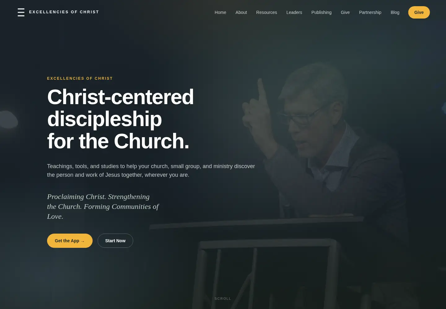 Captured homepage of excellencies.org in the current scan