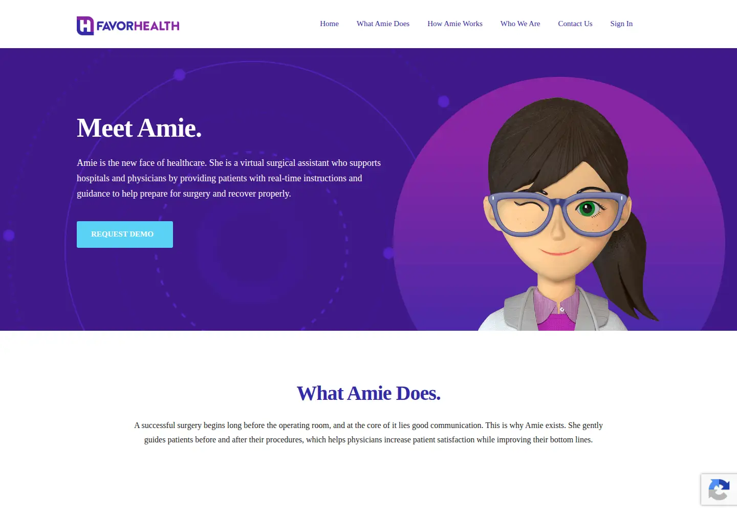 Screenshot of favorhealth.org