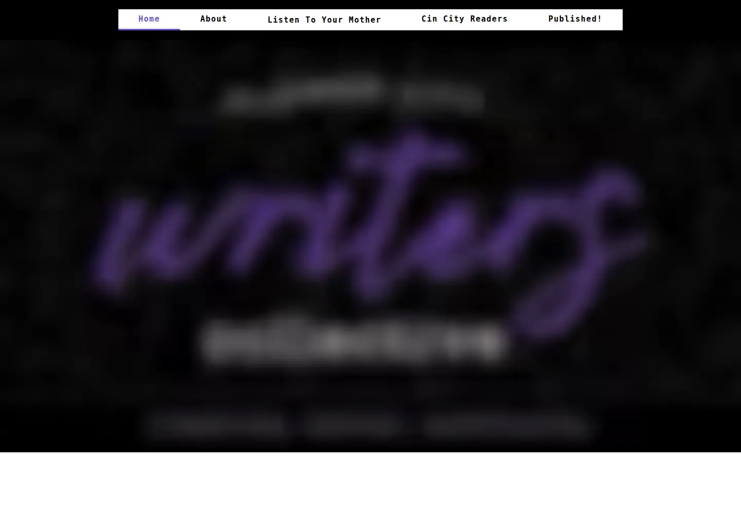 Screenshot of flowercitywriters.org
